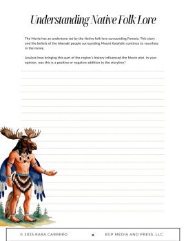 Lost on a Mountain in Maine Book and Movie Guide — Cross-curricular Novel Study, image 4