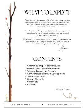 “Miss Hickory” Novel Study and Activity Guide, image 3