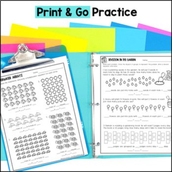 3rd Grade Multiplication and Division Worksheets - TEKS, image 3