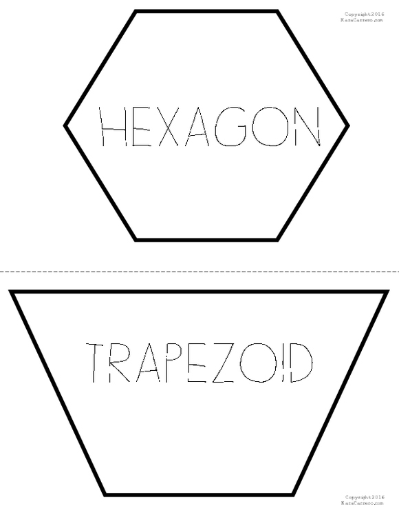 Wacky Tracks Fidgets Shape Printable