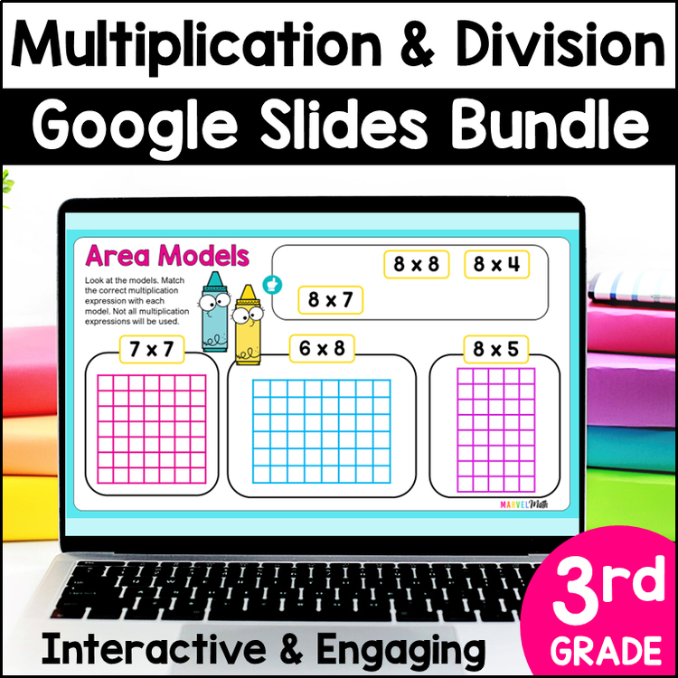 Multiplication and Division Google Slides Bundle - 3rd Grade