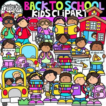 Back to School Clipart Bundle | School Clipart for printables, image 2
