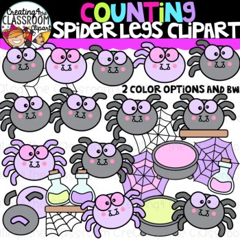 Halloween Counting Clipart Bundle| Counting Clipart for Halloween, image 2