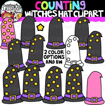 Halloween Counting Clipart Bundle| Counting Clipart for Halloween, image 4