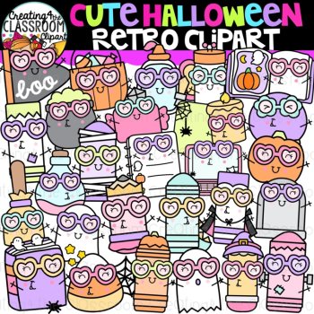 Halloween Clipart Bundle | Halloween Clipart for decor and activities, image 4
