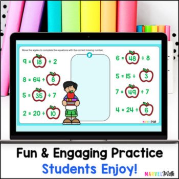 Missing Numbers in Multiplication and Division Equations - Determine Unknown, image 3