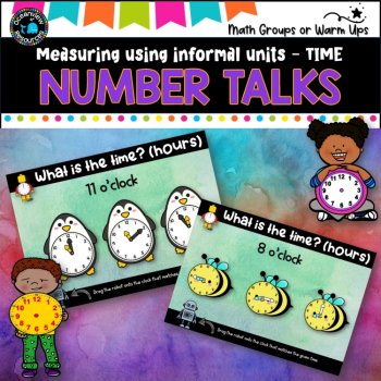Number Talks - Measuring TIME digital and analog time - Math exploration, image 3