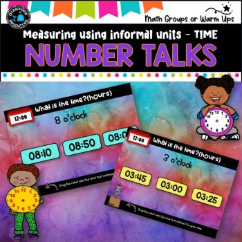 Number Talks - Measuring TIME digital and analog time - Math exploration, image 4