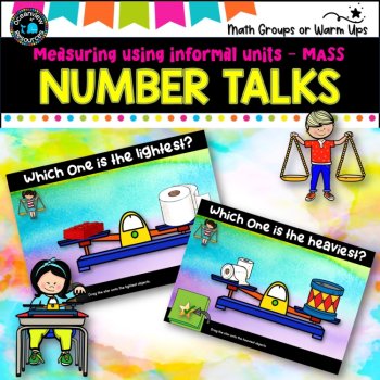 Number Talks - Measuring MASS using informal units, image 4