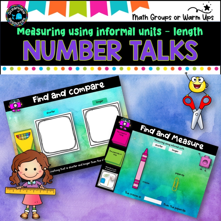 Number Talks - Measuring length using informal units -