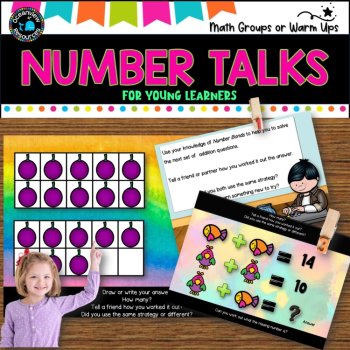Number Talks Grade 1-2 Place value and Number sense -Math Warmups, image 2