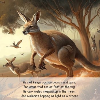 Story for Preschool "Wally the Wombat's Wonderful Adventure", image 4