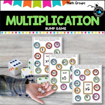 Multiplication Bump Game- 2- 12 times tables, No Preparation, image 4
