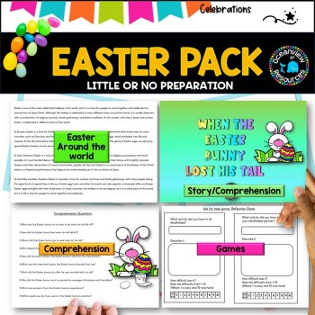Easter Activities-Comprehensive Pack for Elementary Kids, image 3