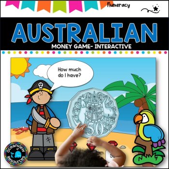 Australian Money- Game and worksheets Ideal for digital learning, image 2