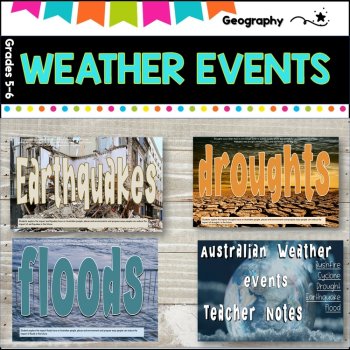 Natural Disasters and Extreme weather events. Unit of work, image 4