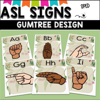 ASL Alphabet posters.  Gumleaf Design, image 2