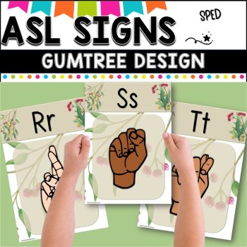 ASL Alphabet posters.  Gumleaf Design, image 3