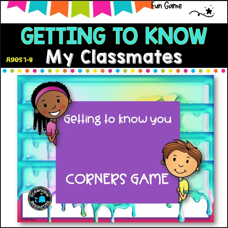 NO PREP GAME Getting to know my classmates (powerpoint show) US and UK spelling