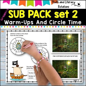 SUB PACK/PLANS NO PREP Literacy and Number Grades 1 2 SET 2, image 4