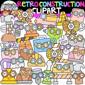 Construction Clipart Bundle | Kid Clipart for worksheets, image 4