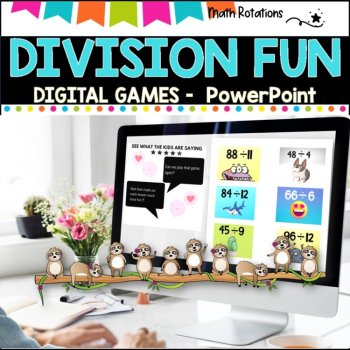 DIVISION GAMES 2 - 12 x tables l PowerPoint Game l BEAT THE TEACHER l, image 4