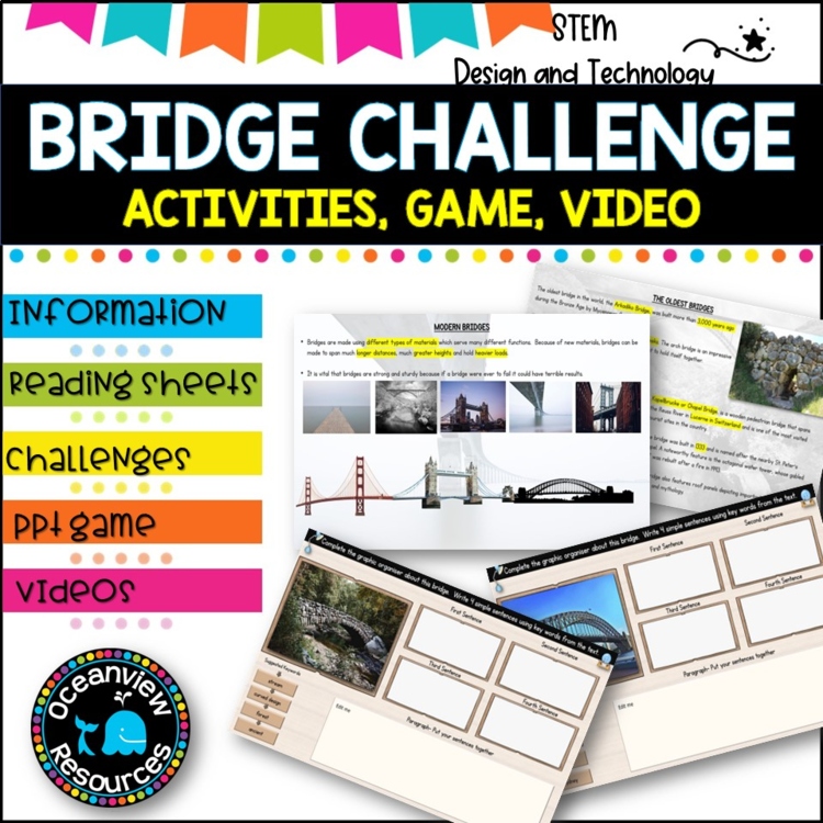 BRIDGE STEM low prep activity,report writing ,video -quiz