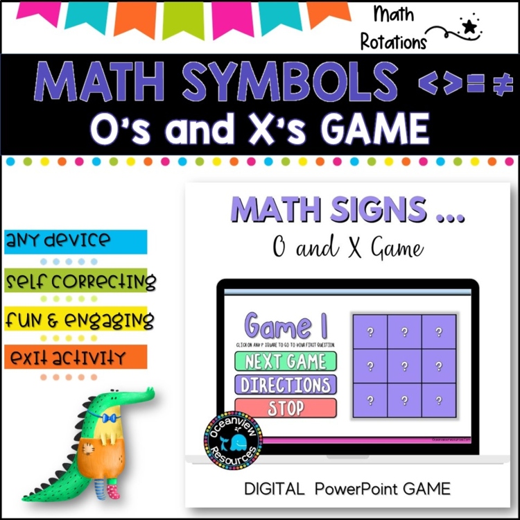 MATH SYMBOLS l PowerPoint Game l IWB