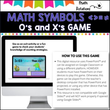 MATH SYMBOLS l PowerPoint Game l IWB, image 3
