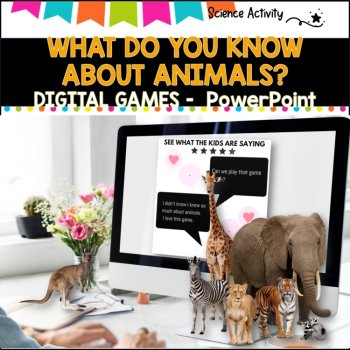 ANIMAL FACTS GAME l PowerPoint Game l IWB, image 4