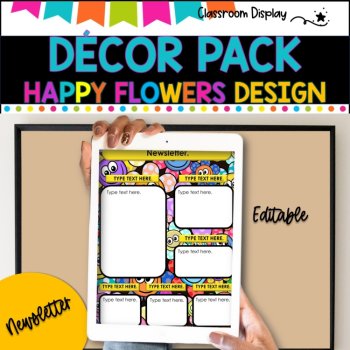 DECOR PACK l Classroom Labels + Signs Pack  | HAPPY FLOWERS DESIGN, image 3