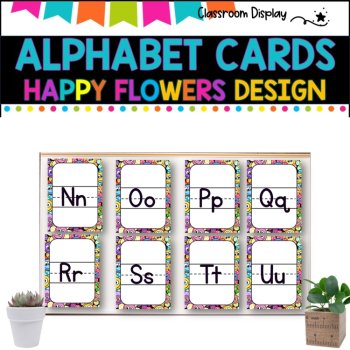 ALPHABET POSTERS without Pictures l DECOR l SMILEY FACES DESIGN, image 2