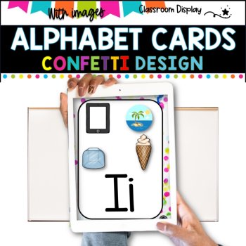 ALPHABET POSTERS with Pictures l DECOR l  CONFETTI DESIGN, image 3