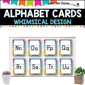 ALPHABET POSTERS without Pictures l DECOR l WHIMSICAL DESIGN, image 2