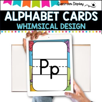 ALPHABET POSTERS without Pictures l DECOR l WHIMSICAL DESIGN, image 3