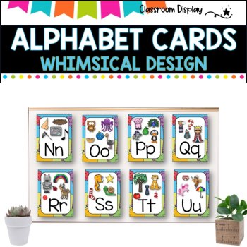ALPHABET POSTERS with Pictures l DECOR l  WHIMSICAL DESIGN, image 2