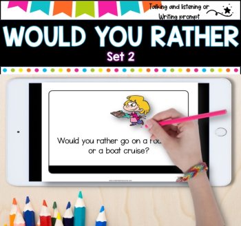 WOULD YOU RATHER I SET 2 I Oral language-writing prompts, image 3
