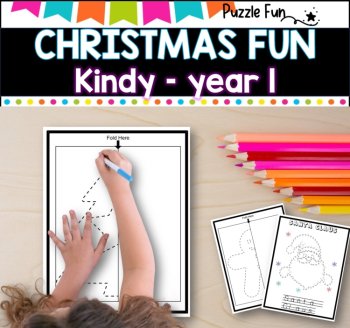 Christmas Activity Fun Book for Kindy to Year 1, image 2