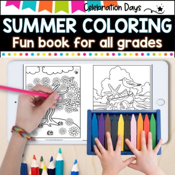 Summer Coloring Pages | End of the Year Coloring Pages| 90 Fun, Creative Designs, image 3