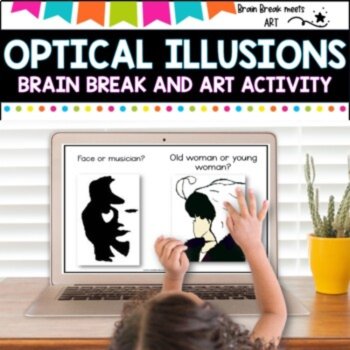 Tessellations Project and Optical Illusions- Op-art BUNDLE elementary math, image 4