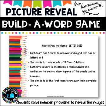 Build a Word game puzzle reveal game- POWERPOINT GAME, image 2