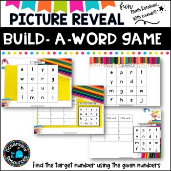 Build a Word game puzzle reveal game- POWERPOINT GAME, image 3