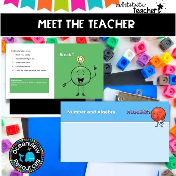 Meet the Substitute/Relief Teacher-Editable Powerpoint, image 3