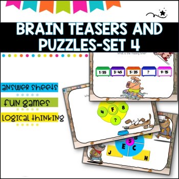 Bell ringers-Puzzles and Brain Breaks end of year set 4, image 3
