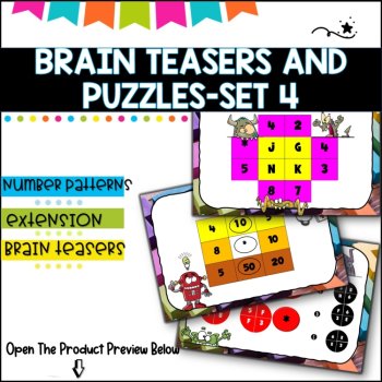 Bell ringers-Puzzles and Brain Breaks end of year set 4, image 4