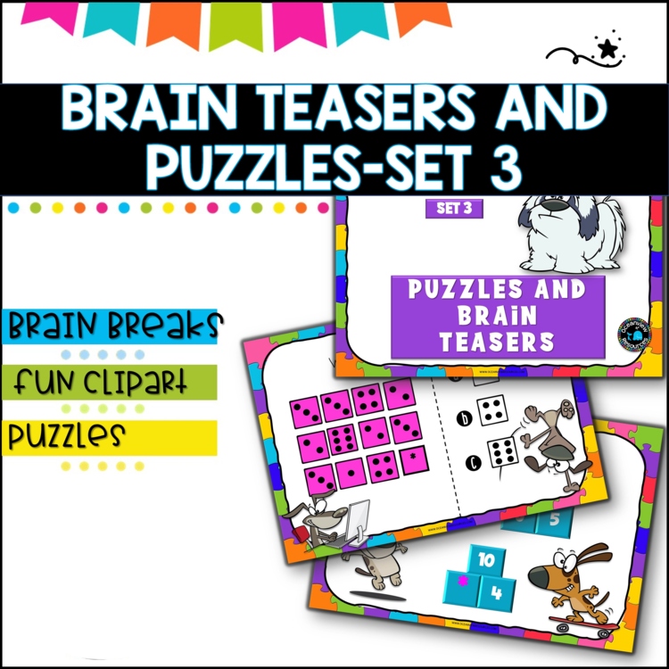 Bell ringers-Puzzles and Brain Breaks for Upper Primary- Set 3