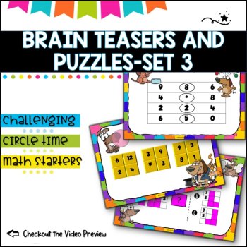 Bell ringers-Puzzles and Brain Breaks for Upper Primary- Set 3, image 2