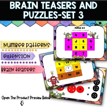 Bell ringers-Puzzles and Brain Breaks for Upper Primary- Set 3, image 4