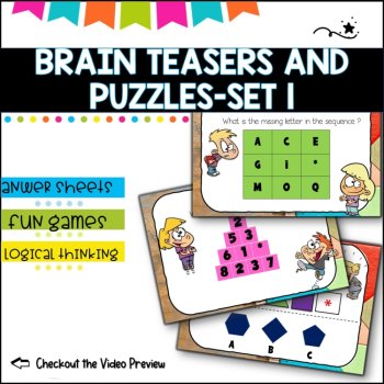 Puzzles and Bell ringers  for Upper Primary- Set 1, image 2