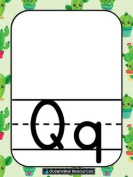 Alphabet Posters - CACTUS FRIENDS, image 3